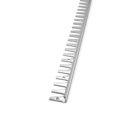 LINO FLEX - Pravoúhly, ohýbateľný profil z ušľachtilej ocele V2A - povrch natur - L = 2,5 m / h = 6,8,10 a 12,5 mm